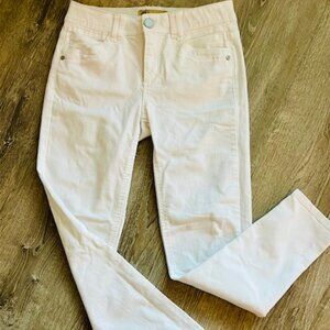 Democracy White Ab Tech Skinny Jeans Size 2